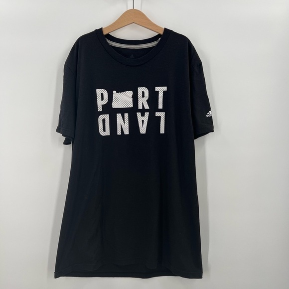 Adidas Portland “The Go To” Performance Tee Shirt Ladies Small (SP) - Picture 1 of 3